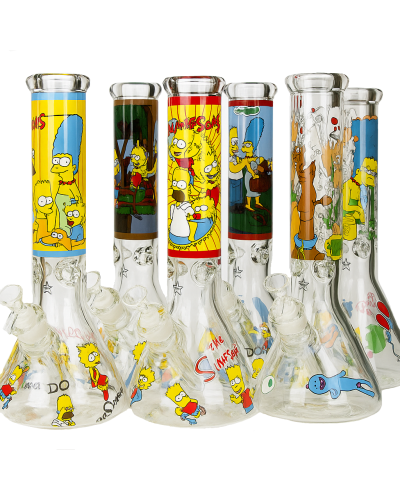 Бонг стеклянный Simpsons 36см