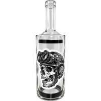 Водник из стекла "Skull Helmet" прозрачный