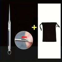 Голка-брелок багатофункціональна Срібло (складна + чохол)