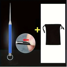 Голка-брелок багатофункціональна Синя (складна + чохол)