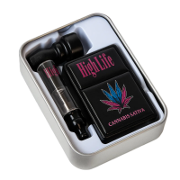 Набір для куріння "High Lfe" 3 в 1 (трубка + запальничка + сітки)