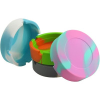 Попільниця силіконова кругла (Різнокольорова)