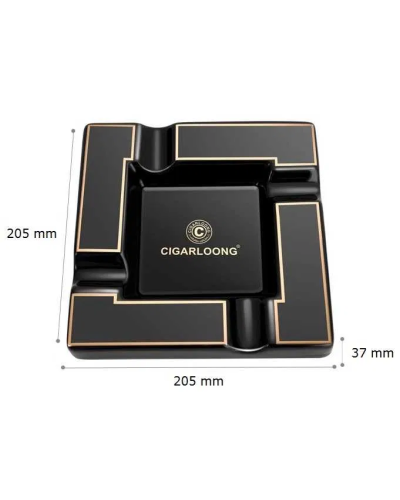 Пепельница для сигары CIGARLOONG (Черная) Пепельница для сигары CIGARLOONG (Черная)