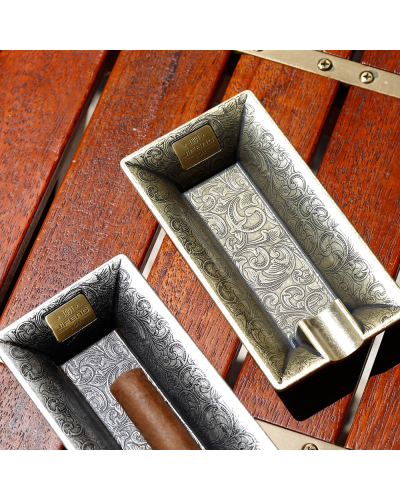 Пепельница для сигары Элегантная прямоугольная (Золотистая)