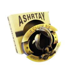 Попільниця кругла металева "Дельфін" (Бронзова)