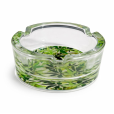 Попільниця скляна кругла (прозора)