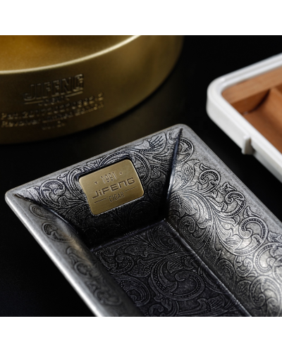 Попільничка для сигари Елегантна прямокутна (Срібляста)