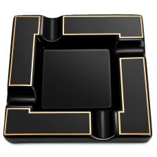 Попільничка для сигари квадратна,велика (Чорна)