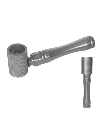 Трубка металева "Граната" срібляста