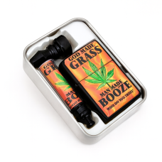 Набір для куріння "Weed" GOD MAKE GRASS 3 в 1 (трубка + запальничка + сітки)