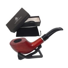 Подарунковий набір з трубкою в темно-червоному кольорі