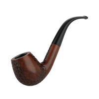 Трубка класична коричнева (пластик під дерево)