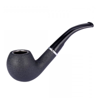 Трубка класична чорна (пластик під дерево)