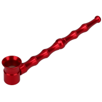 Трубка металева "Bamboo" червона