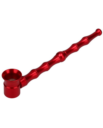 Трубка металева "Bamboo" червона