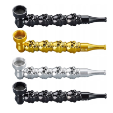 Трубка курильна металева "Черепа"