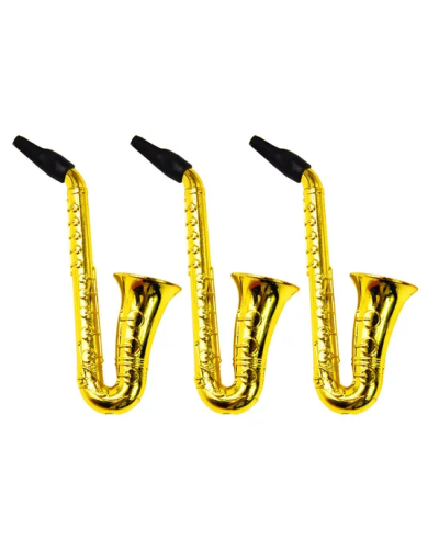 Трубка курильна металева "Саксофон"