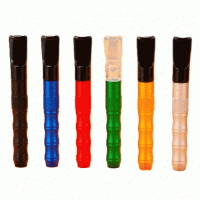 Трубка металлическая One Hitter с мундштуком в разном цвете