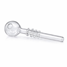 Трубка скляна "Oil Burner" (14см) Прозора