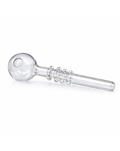 Трубка стеклянная "Oil Burner" (14см) Прозрачная