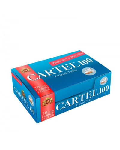 Гильзы для сигарет CARTEL Carbon (8мм) 100шт