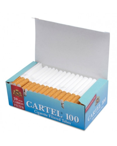 Гильзы для сигарет CARTEL Carbon (8мм) 100шт