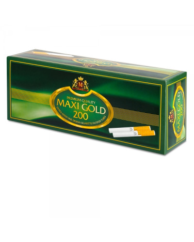 Гільзи для сигарет MAXI GOLD (8мм) 200шт