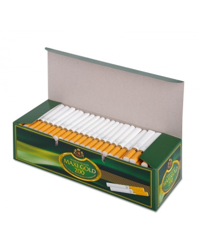 Гільзи для сигарет MAXI GOLD (8мм) 200шт