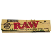 Папір для самокруток Raw Organic Connoisseur King Size (32 шт + 34 тіпси)