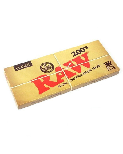 Папір для самокруток RAW Classic King Size Slim 200 (200 шт)