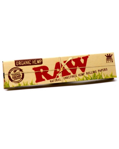 Папір для самокруток Raw Organic Hemp King Size Slim (32 шт)