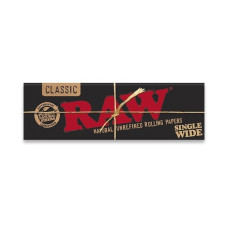 Папір для самокруток RAW Black Single Wide (50 шт)