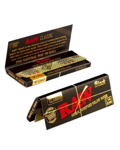 Бумага для самокруток RAW Black 1 1/4 (50 шт)