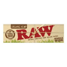 Папір для самокруток RAW Organic Hemp Single Wide (50 шт)