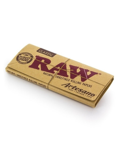 Папір для самокруток RAW Artesano King Size Slim (32 шт + 32 тіпси)
