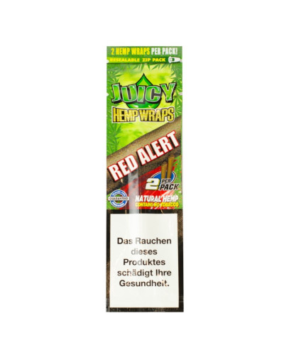Бланти Juicy Jay's Hemp Wraps Red Alert Полуниця (2 шт)
