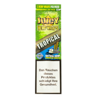 Бланти Juicy Jay's Hemp Wraps Tropical Тропічні фрукти (2 шт)