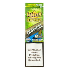 Бланти Juicy Jay's Hemp Wraps Tropical Тропічні фрукти (2 шт)