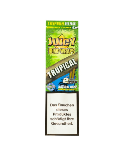 Бланти Juicy Jay's Hemp Wraps Tropical Тропічні фрукти (2 шт)