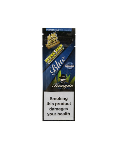 Бланты Kingpin Hemp Wraps Blue Голубика Черника Ежеквика (4 шт)