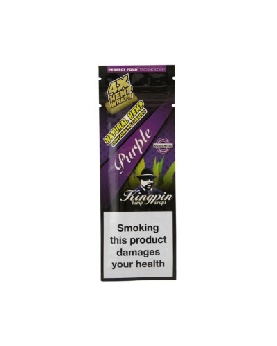 Бланты Kingpin Hemp Wraps Purple Виноград (4 шт)