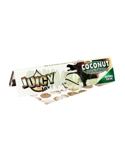 Папір для самокруток Juicy Jays King Size Coconut Кокос (32 шт)