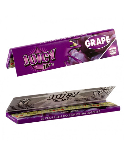 Папір для самокруток Juicy Jays King Size Grape Виноград (32 шт)