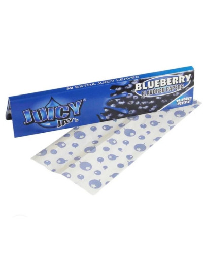 Папір для самокруток Juicy Jays King Size Blueberry Чорниця (32 шт)