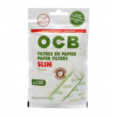 Фільтри для самокруток OCB Paper Slim Filtrs 6/15mm (120 шт)