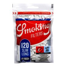 Фільтри для самокруток Smoking Slim Classic Long (120шт)