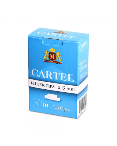 Фільтри для самокруток Filter tips Cartel Slim 6/15mm (240шт)
