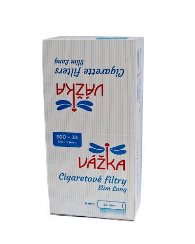 Фільтри для самокруток Vazka Slim Long 6/22mm Long (333 шт)