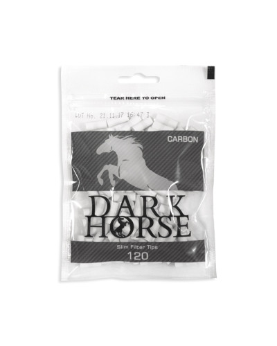 Фильтры для самокруток Dark Horse Slim Carbon (120шт)