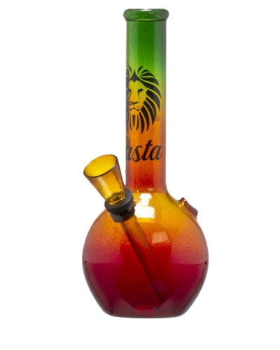 Бонг скляний Amsterdam Rasta Glass Bouncer Bong (16cm)